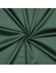 Tissu satin de coton - Vert foncé