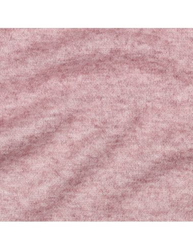 Tissu maille tricot mélangé - Mauve