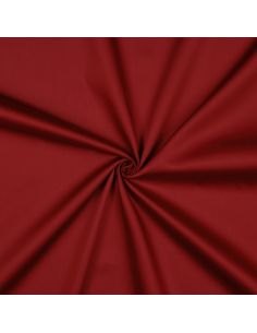 Tissu satin de coton - Rouge foncé
