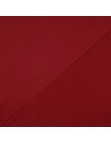 Tissu satin de coton - Rouge foncé