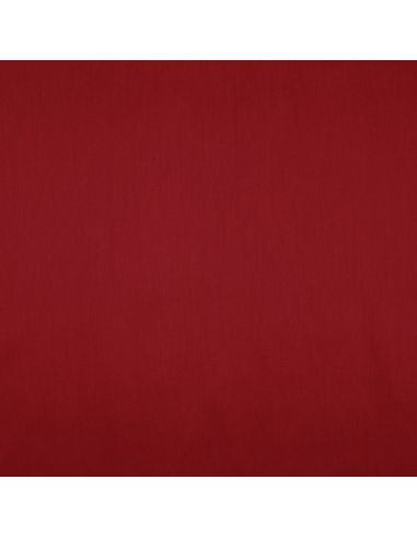Tissu satin de coton - Rouge foncé