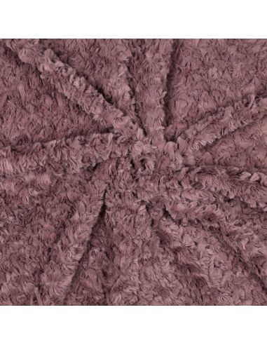 Tissu fausse fourrure - Vieux rose