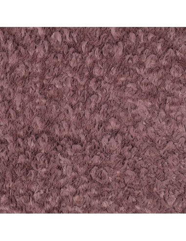 Tissu fausse fourrure - Vieux rose