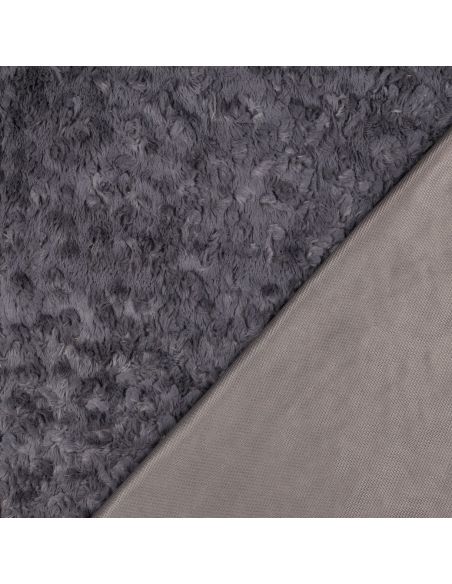 Tissu fausse fourrure - Gris