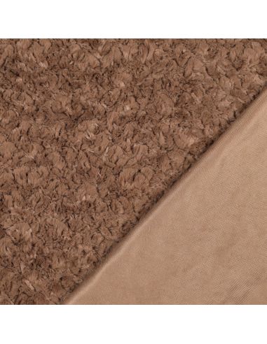 Tissu fausse fourrure - Mocha