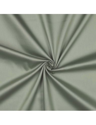 Tissu satin de coton - Vert sauge
