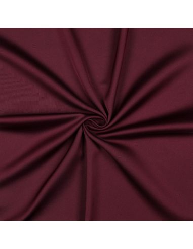 Tissu micro satin touché soie - Bordeaux