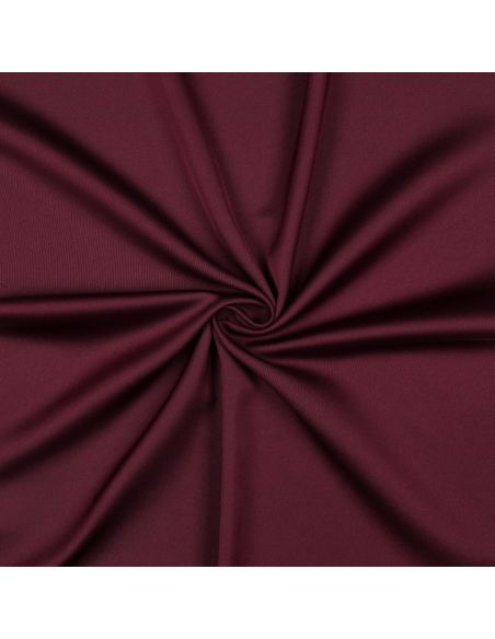 Tissu micro satin touché soie - Bordeaux