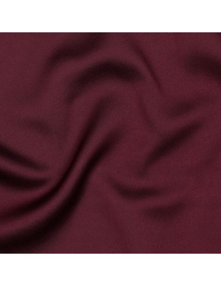 Tissu micro satin touché soie - Bordeaux