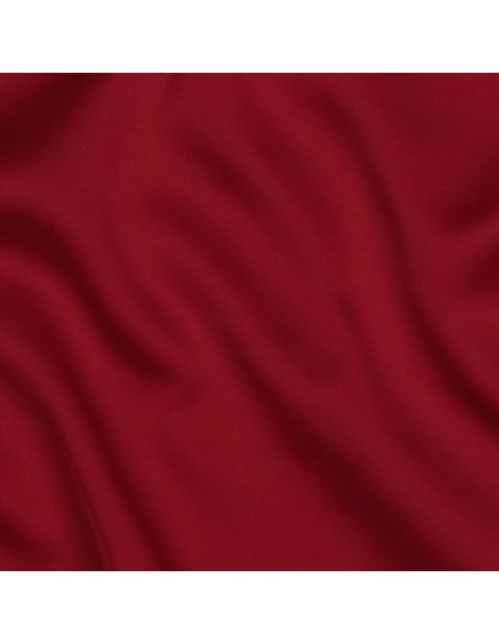 Tissu micro satin touché soie - Rouge foncé