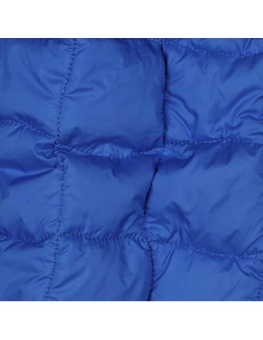 Tissu matelassé double face pop - Bleu et vert anis