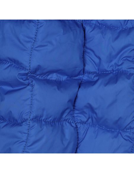 Tissu matelassé double face pop - Bleu et vert anis