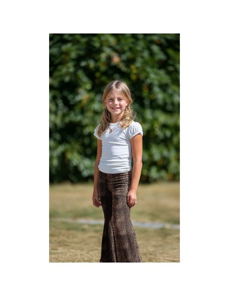 Tissu panne de velours animal - Sauvage