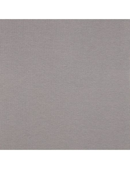 Tissu jersey bord côte côtelé - Gris
