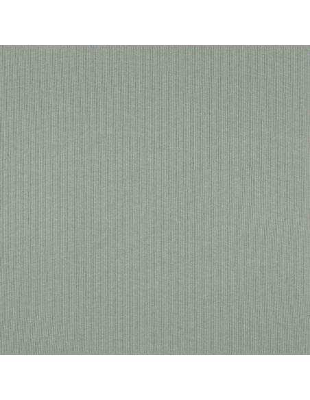Tissu jersey bord côte côtelé - Vert de gris