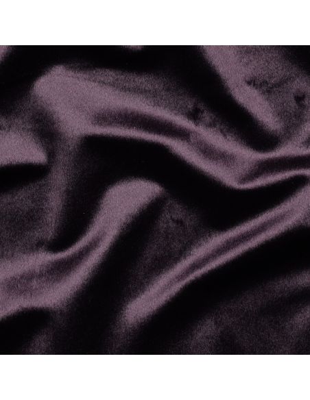 Tissu velours luxe d'ameublement - Aubergine