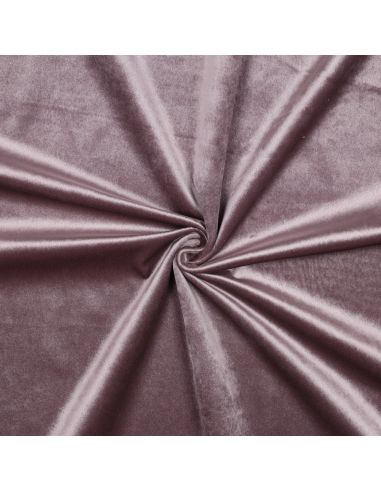 Tissu velours luxe d'ameublement - Lilas