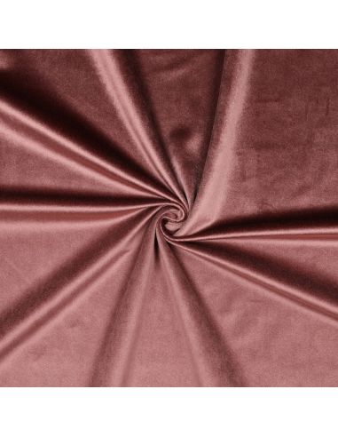 Tissu velours luxe d'ameublement - Vieux rose