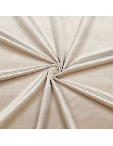 Tissu velours luxe d'ameublement - Champagne