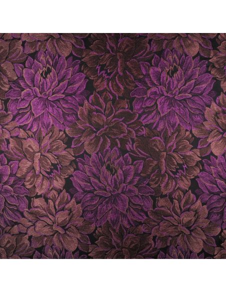 Tissu jacquard- Pivoine
