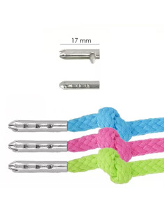 Embouts métal pour cordons et lacets - Argent 2