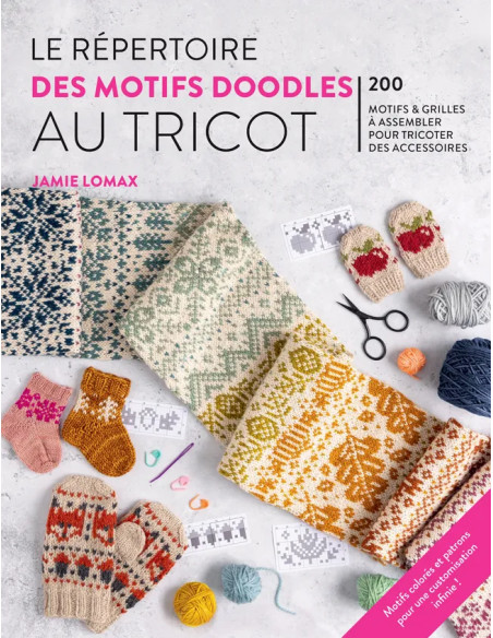 Livre le répertoire des motifs doodles au tricot