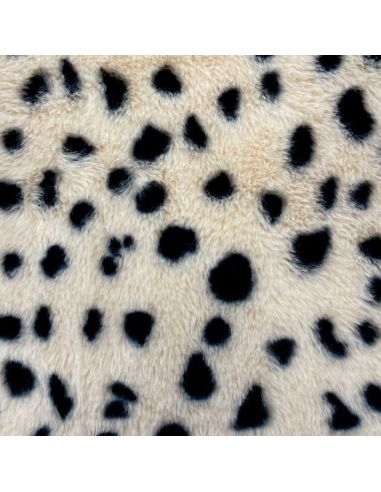 Tissu fausse fourrure animal - Serval