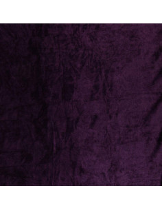 Tissu velours stretch - Violet 2