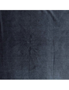 Tissu velours stretch - Anthracite 2
