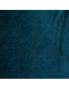 Tissu velours stretch - Bleu pétrole 2