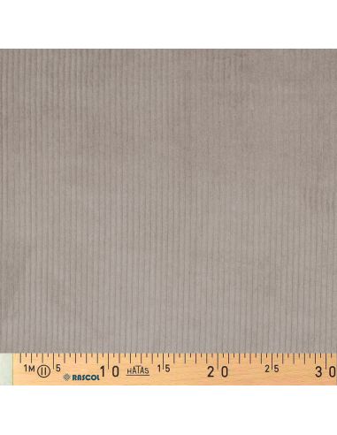 Tissu velours côtelé coton - Taupe