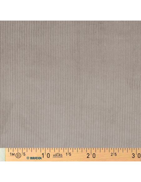 Tissu velours côtelé coton - Taupe