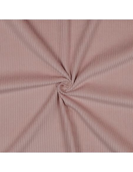 Tissu velours côtelé coton - Vieux rose