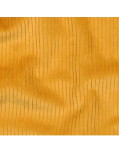 Tissu velours côtelé coton - Jaune 2