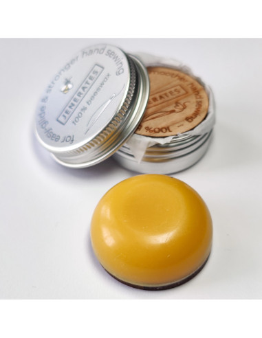 Pot de cire d'abeille pour couture à la main