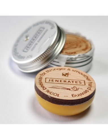 Pot de cire d'abeille pour couture main et broderie