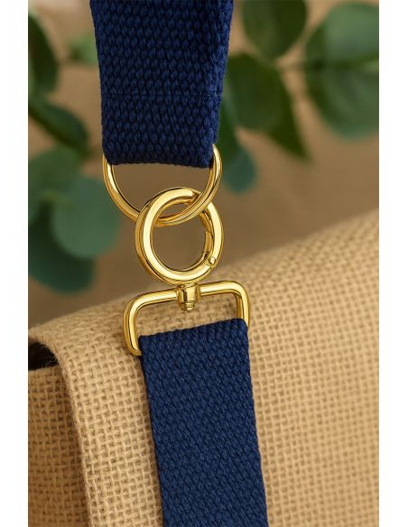 Mousqueton pivotant rond - Or 32 x 20 mm
