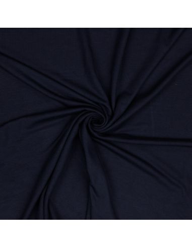 Tissu jersey tencel modal - Bleu marine