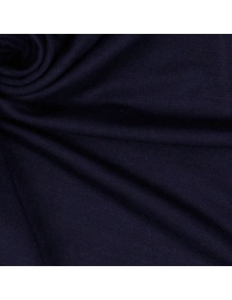 Tissu jersey tencel modal - Bleu marine