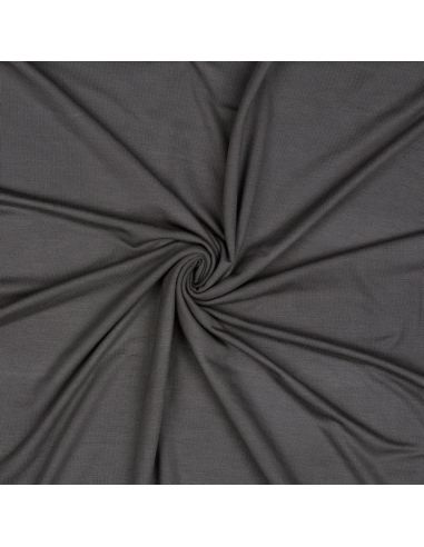 Tissu jersey tencel modal - Gris foncé