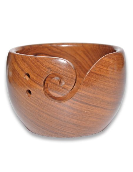 Bol pour pelote de laine en bois de shessham Durable