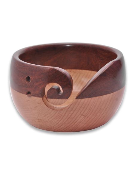 Bol pour pelote de laine en bois de hêtre et sheesham Durable