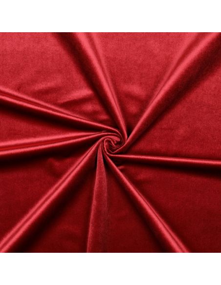 Tissu velours luxe d'ameublement - Bordeaux