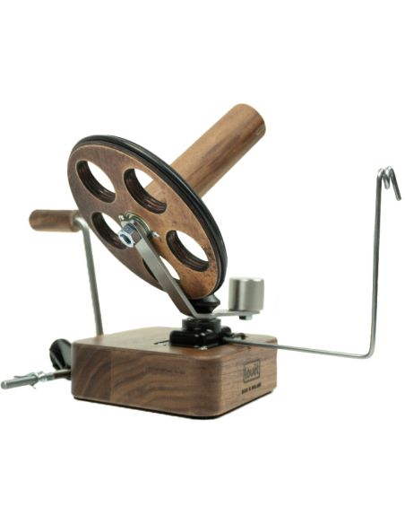 Bobinoir à laine en bois de noyer premium