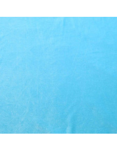 Tissu velours stretch - Bleu aqua 2