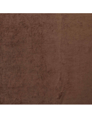 Tissu velours stretch - Marron