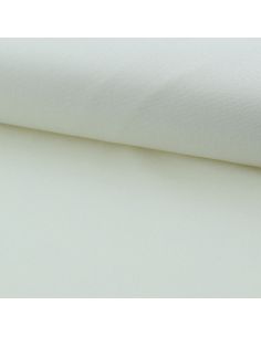 Toile de coton canvas demi-natté - Blanc cassé