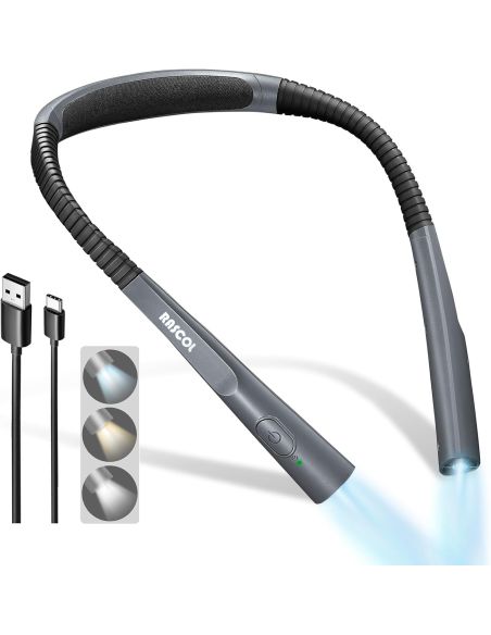 Lampe mains libres tour de cou rechargeable Rascol