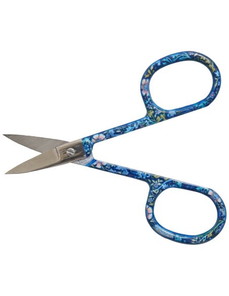 Ciseaux de broderie 9 cm - Collection fleurs bleues
