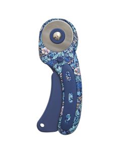Cutter rotatif 45 mm - Collection fleurs bleues